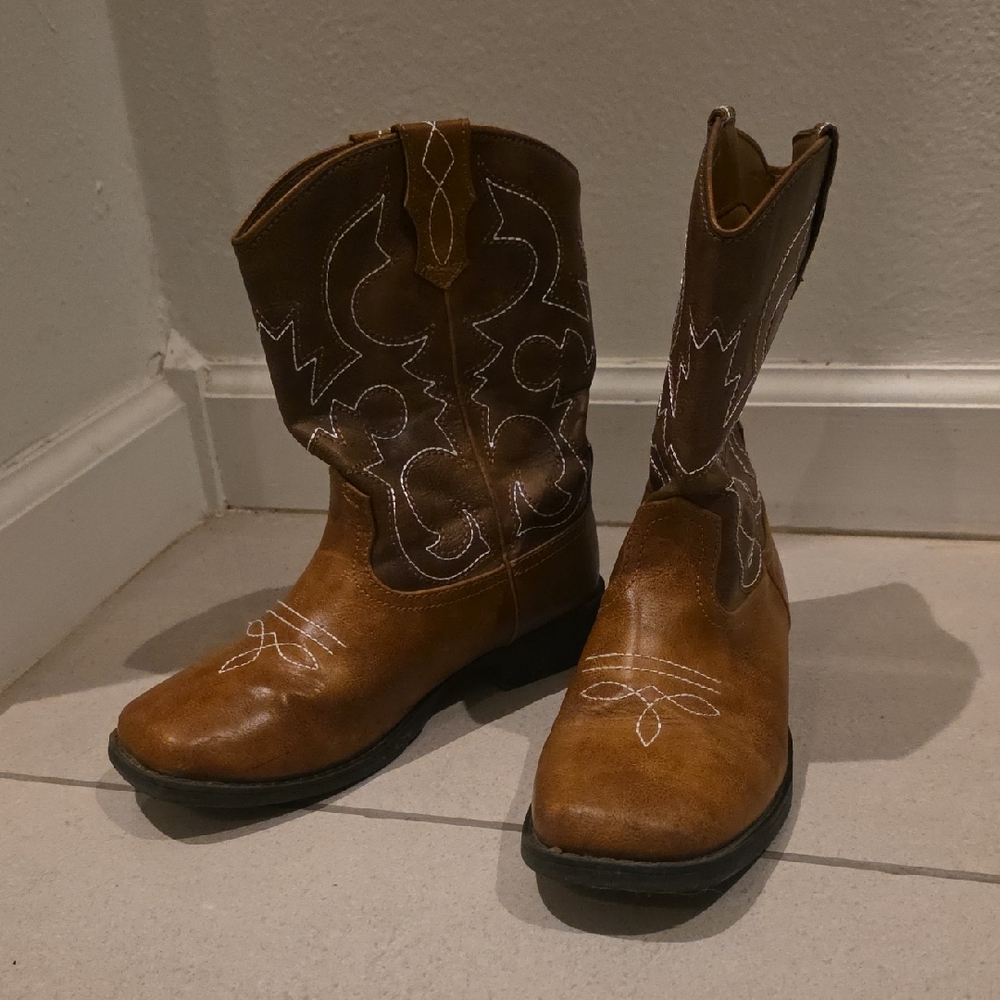 Wonder Nation Brown Kids Boots